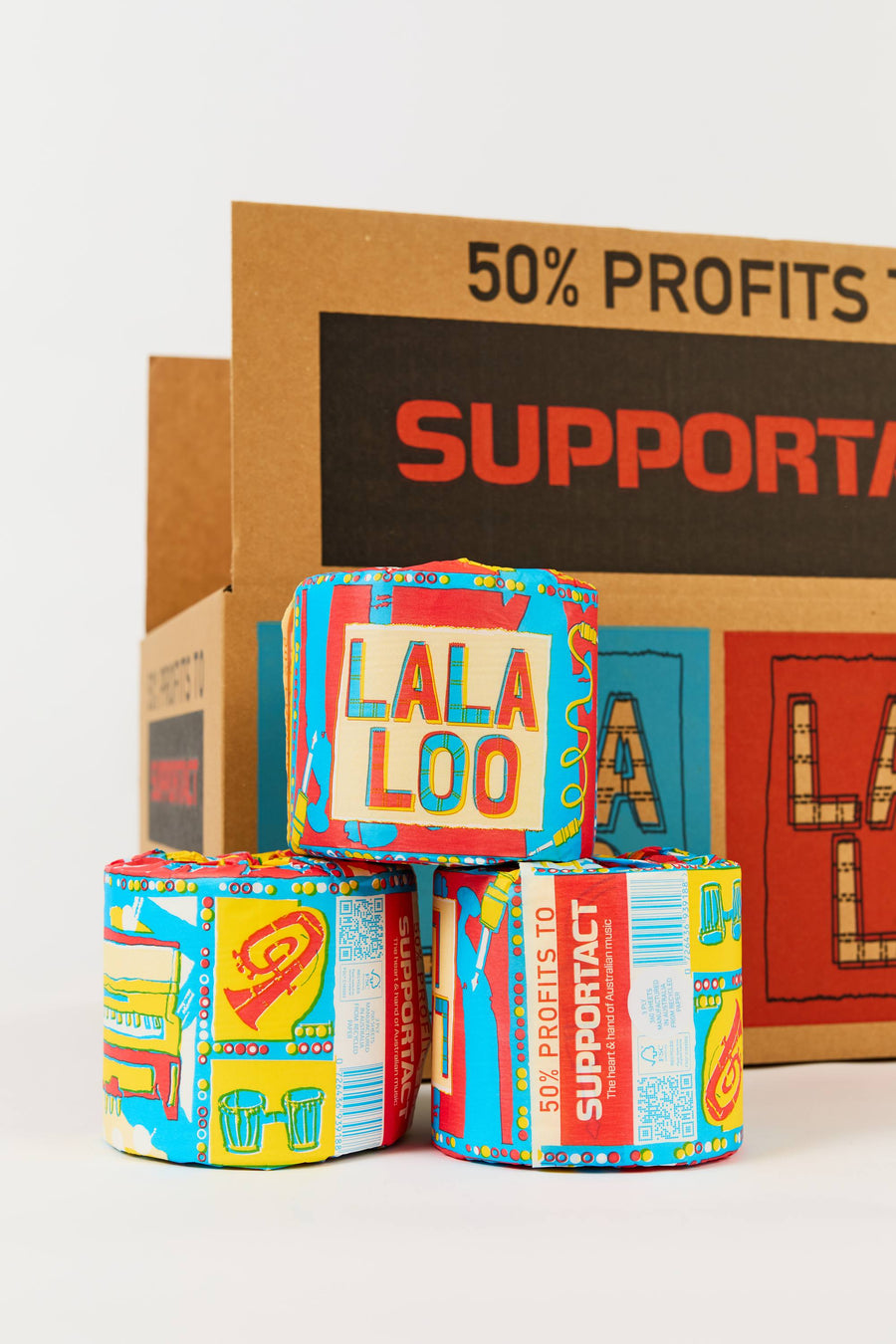 LALA LOO 3-Ply Recycled Toilet Paper